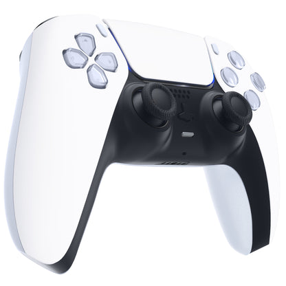 eXtremeRate PS5コントローラーBDM-010/020/030/040/050対応交換対応用フロントハウジングシェル＆タッチパッド【ホワイト】