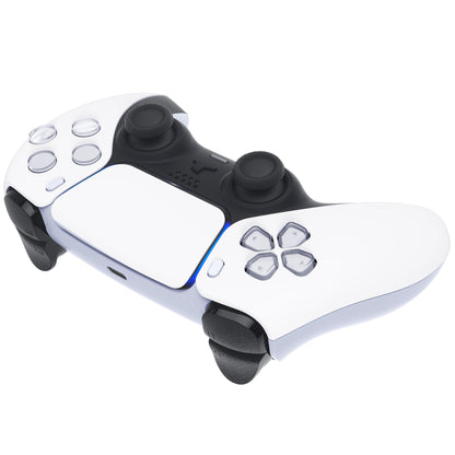 eXtremeRate PS5コントローラーBDM-010/020/030/040/050対応交換対応用フロントハウジングシェル＆タッチパッド【ホワイト】