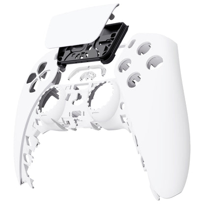 eXtremeRate PS5コントローラーBDM-010/020/030/040/050対応交換対応用フロントハウジングシェル＆タッチパッド【ホワイト】