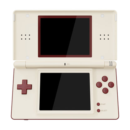 eXtremeRate Replacement Full Housing Shell & Buttons with Screen Lens for Nintendo DS Lite NDSL - Classic FC Style eXtremeRate