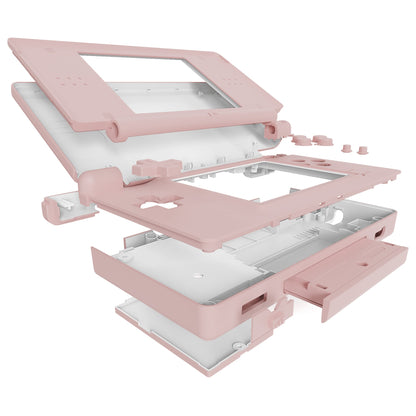 eXtremeRate ニンテンドーDS Lite用交換フルハウジングシェル＆ボタンセット保護フィルム付き【サクラピンク】