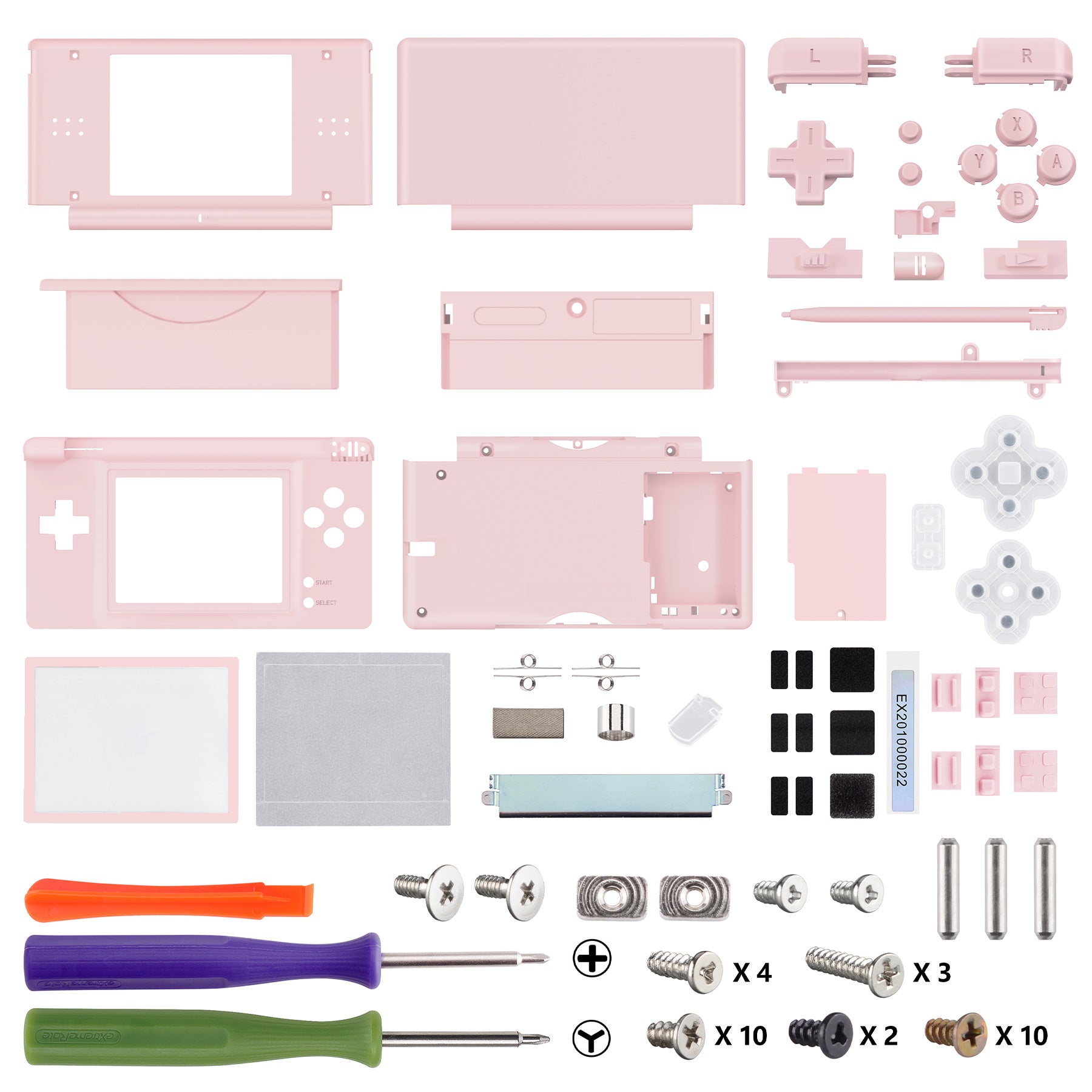 eXtremeRate Replacement Full Housing Shell & Button Set with