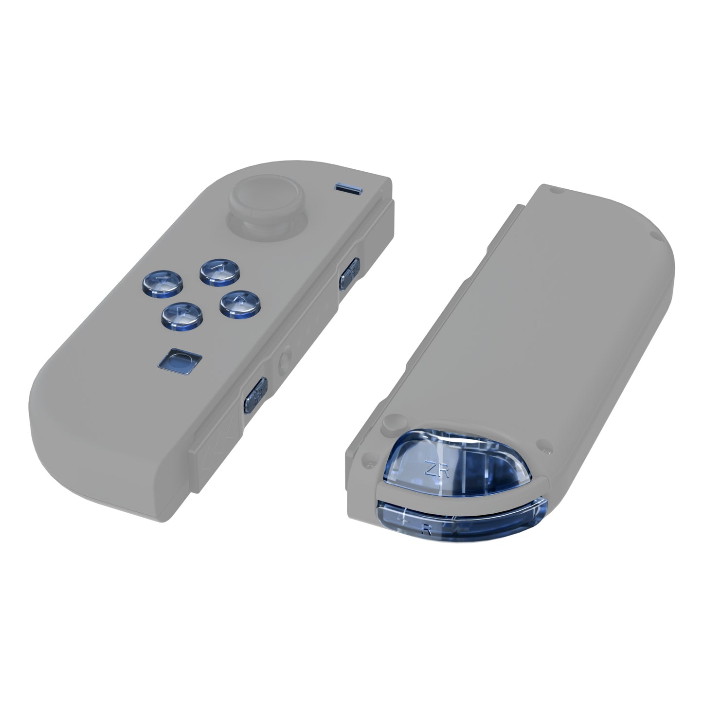 eXtremeRate NS Switch Joy-Con Replacement Buttons (Full Set) [Chrome Red Glossy]