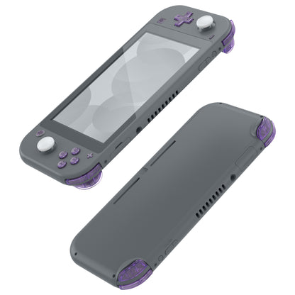 eXtremeRate Nintendo Switch Lite用交換フルセットシェル＆ABXYボタン保護フィルム付き【クリアパープル】