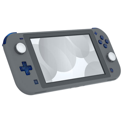 eXtremeRate Nintendo Switch Lite用交換フルセットシェル＆ABXYボタン保護フィルム付き【クリアブルー】