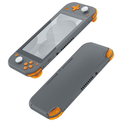 eXtremeRate Nintendo Switch Lite用交換フルセットシェル＆ABXYボタン保護フィルム付き【クリアオレンジ】