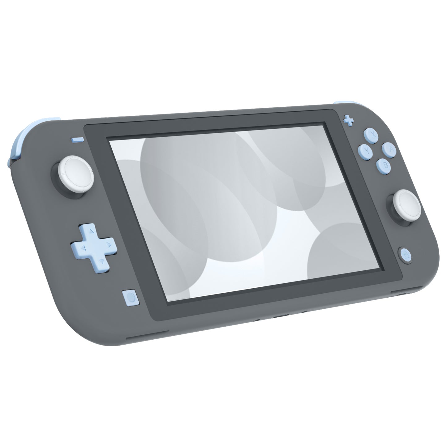 eXtremeRate Nintendo Switch Lite用交換フルセットボタン【ミルキーブルー】