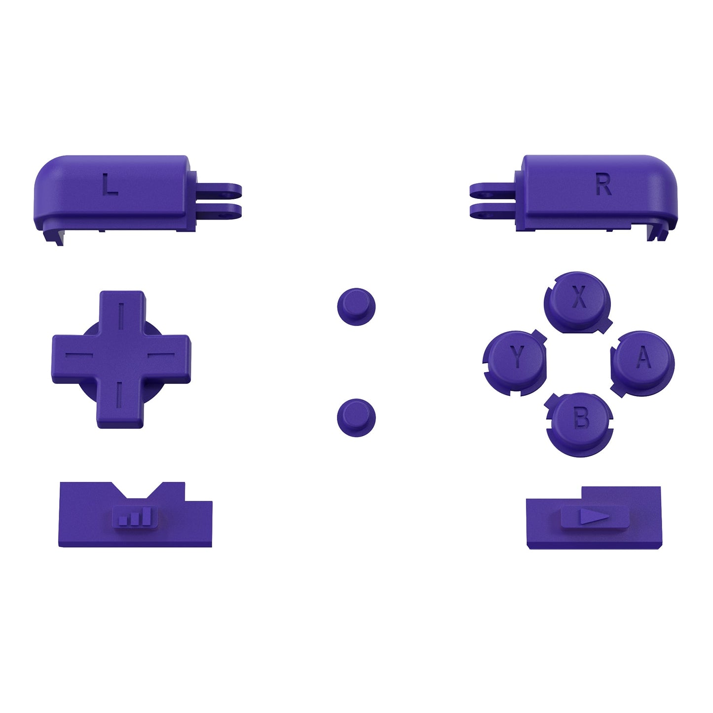 eXtremeRate Replacement Full Set Buttons for Nintendo DS Lite NDSL - Purple eXtremeRate