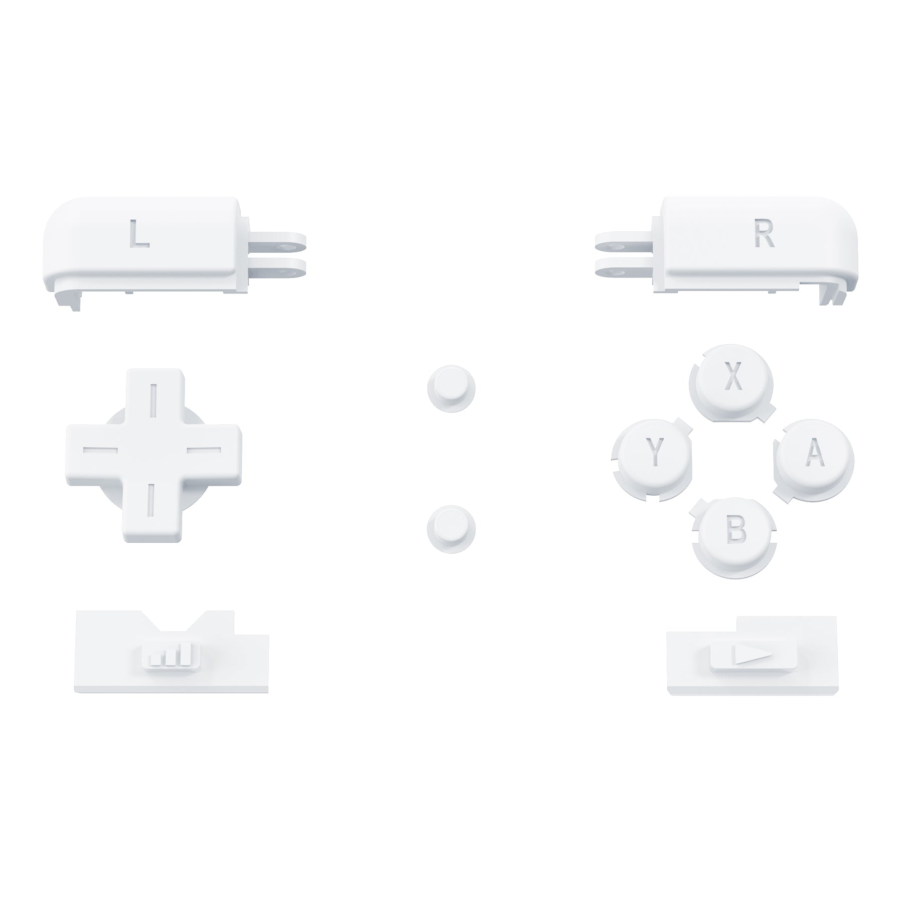 eXtremeRate Replacement Full Set Buttons for Nintendo DS Lite NDSL - White eXtremeRate