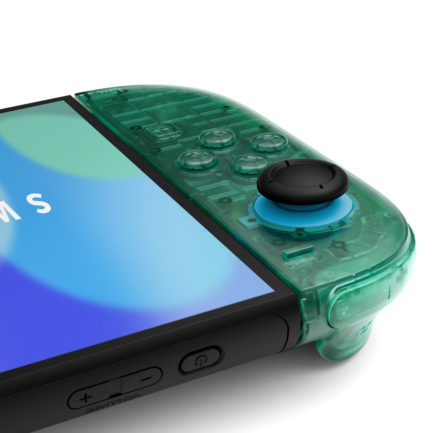 eXtremeRate Nintendo Switch 2対応ジョイコン交換フルセットシェルケース、ボタン付き - デラックス版【エメラルドグリーン】