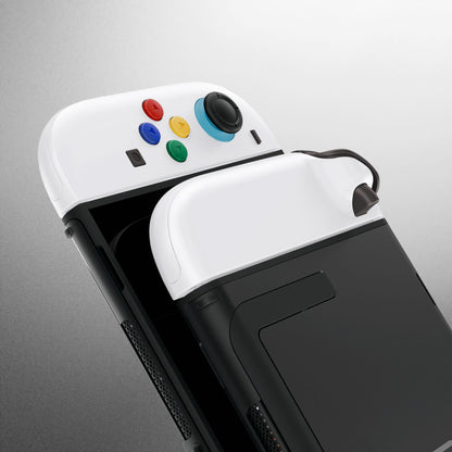 eXtremeRate Nintendo Switch 2対応ジョイコン交換フルセットシェルケース、ボタン付き - デラックス版【ホワイト】