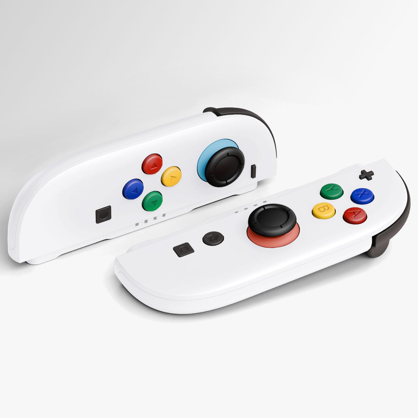 eXtremeRate Nintendo Switch 2対応ジョイコン交換フルセットシェルケース、ボタン付き - デラックス版【ホワイト】