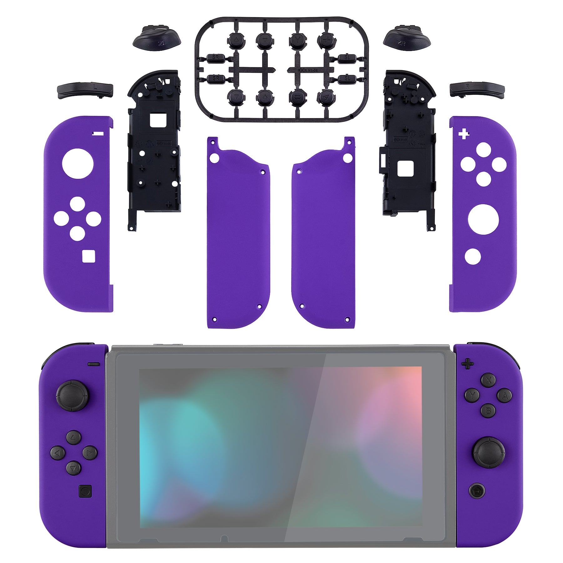 eXtremeRate NS Switch用ジョイコン交換フルセットシェルケースボタン