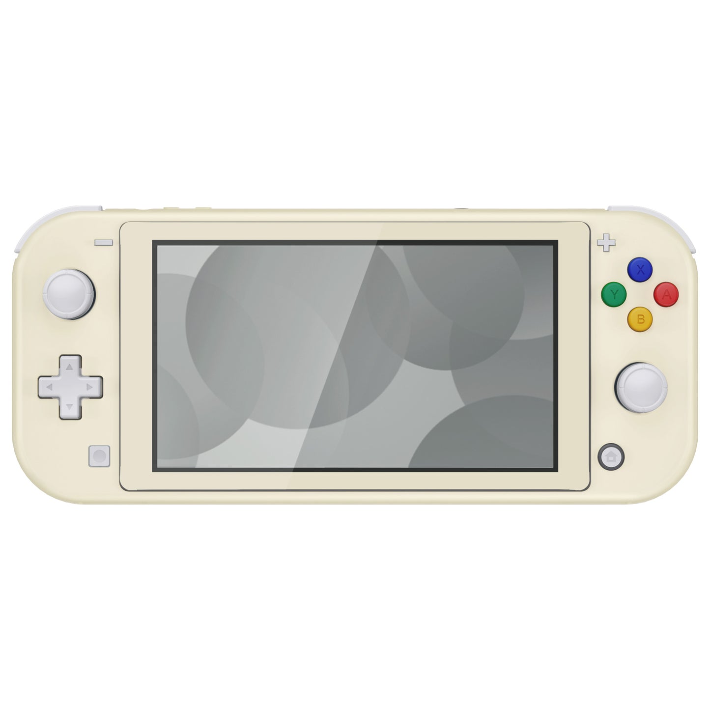 eXtremeRate Replacement Full Shell & Button Kit for Nintendo Switch Lite (Antique Yellow) with Protective Film