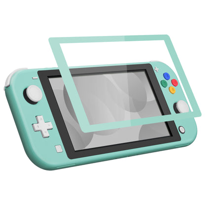 eXtremeRate Replacement Full Shell & Button Kit for Nintendo Switch Lite (Misty Green) with Screen Protector
