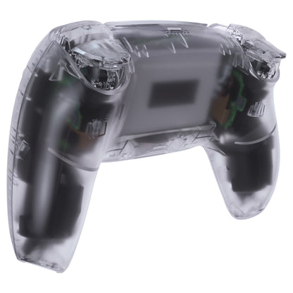 eXtremeRate PS5コントローラーBDM-030/040/050対応交換対応用フルセットシェル＆ボタン【クリア】