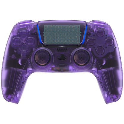 eXtremeRate PS5コントローラーBDM-030/040/050対応交換対応用フルセットシェル＆ボタン【クリアパープル】