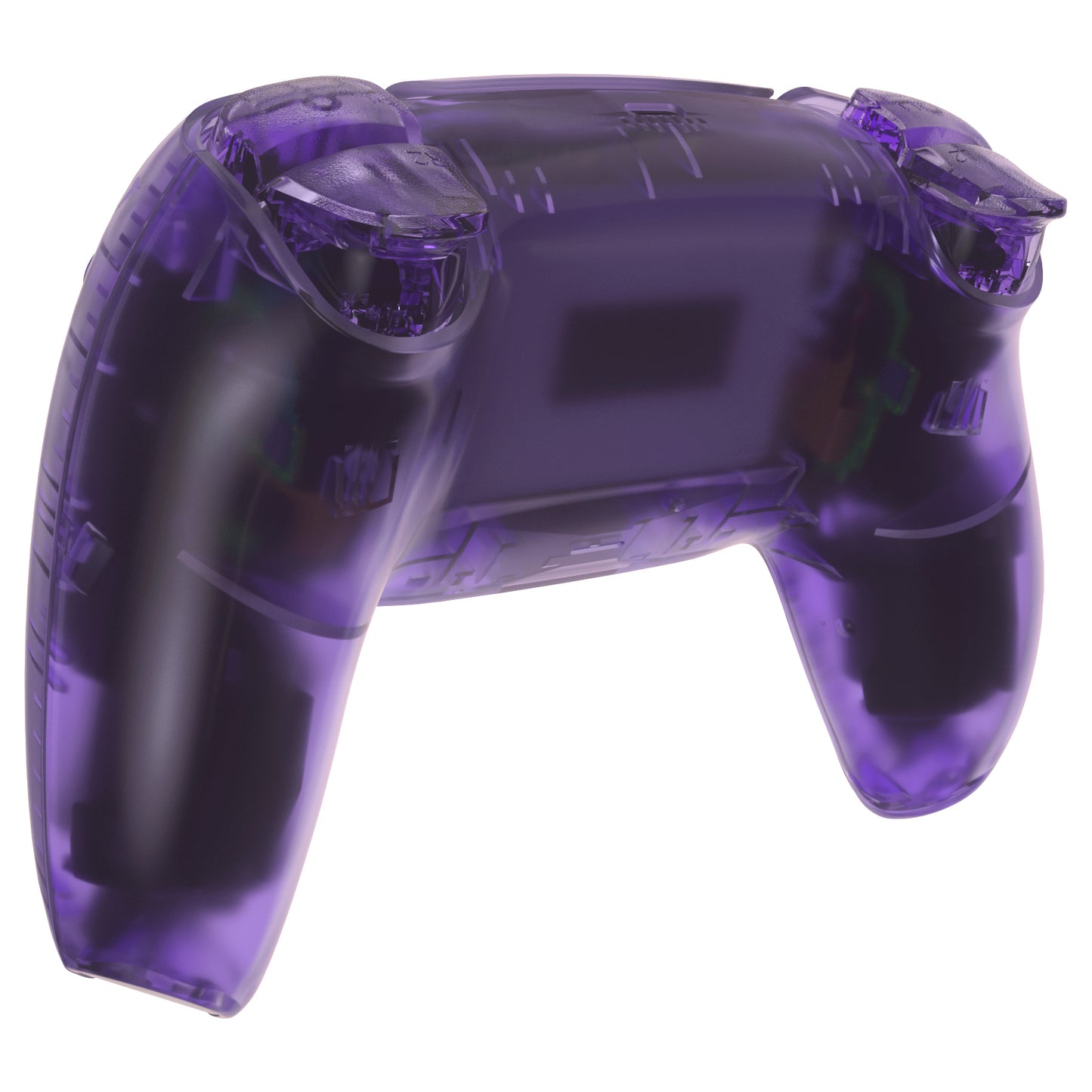 eXtremeRate PS5コントローラーBDM-030/040/050対応交換対応用フルセットシェル＆ボタン【クリアパープル】