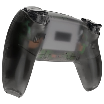 eXtremeRate PS5コントローラーBDM-030/040/050対応交換対応用フルセットシェル＆ボタン【クリアブラック】