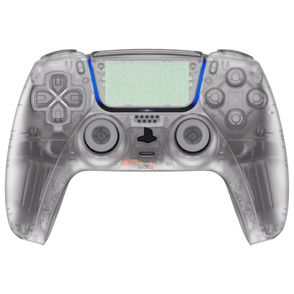 eXtremeRate PS5コントローラーBDM-030/040/050対応交換対応用フルセットシェル＆ボタン【暗闇で光る-グリーン】