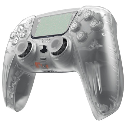 eXtremeRate PS5コントローラーBDM-030/040/050対応交換対応用フルセットシェル＆ボタン【暗闇で光る-グリーン】