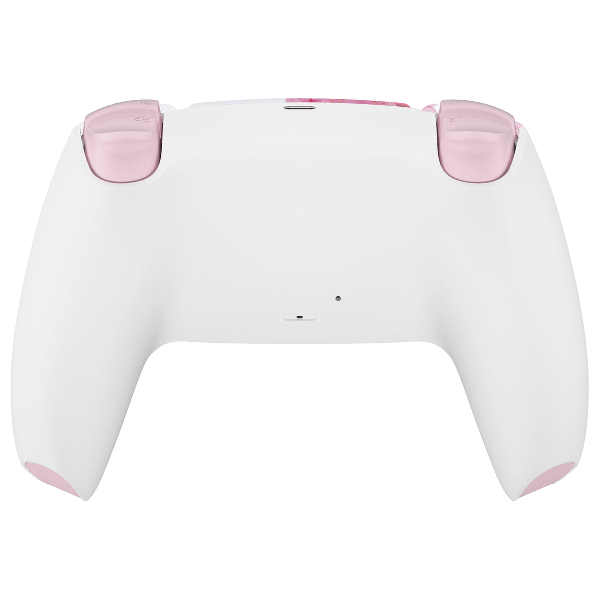 eXtremeRate Replacement Full Shell & Button Set for PS5 Controller BDM-030/040/050 (Clear Black)