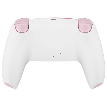eXtremeRate Replacement Full Shell & Button Set for PS5 Controller BDM-030/040/050 (Clear Black)
