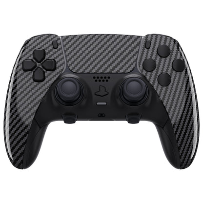 eXtremeRate PS5 edgeコントローラー対応交換対応用フルセットシェル＆ボタン【グラファイトカーボンファイバー】