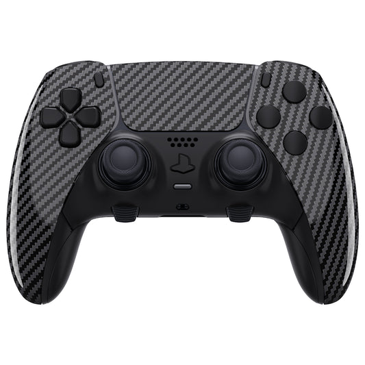 eXtremeRate PS5 edgeコントローラー対応交換対応用フルセットシェル＆ボタン【グラファイトカーボンファイバー】