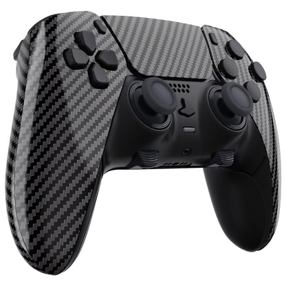 eXtremeRate PS5 edgeコントローラー対応交換対応用フルセットシェル＆ボタン【グラファイトカーボンファイバー】