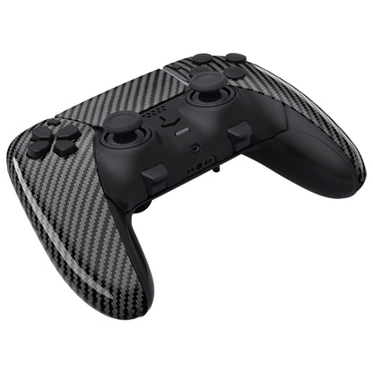 eXtremeRate PS5 edgeコントローラー対応交換対応用フルセットシェル＆ボタン【グラファイトカーボンファイバー】