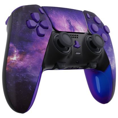 eXtremeRate Replacement Full Set Shells with Buttons Compatible with PS5 Edge Controller - Nebula Galaxy eXtremeRate