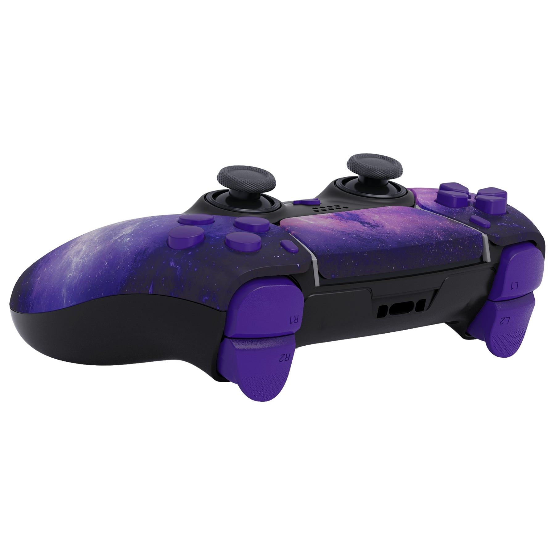 eXtremeRate Replacement Full Set Shells with Buttons Compatible with PS5 Edge Controller - Nebula Galaxy eXtremeRate