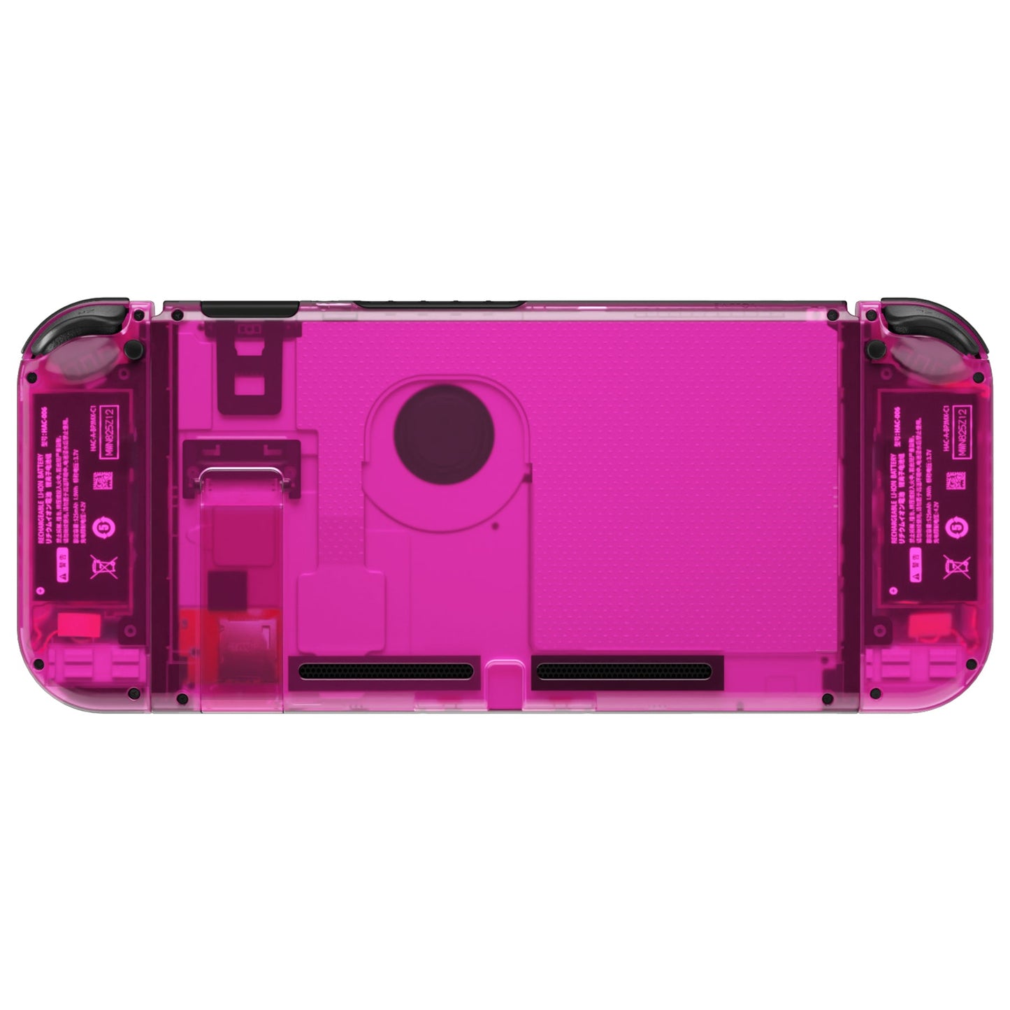 eXtremeRate Replacement Full Set Shells with Buttons for Nintendo Switch - Clear Candy Pink eXtremeRate