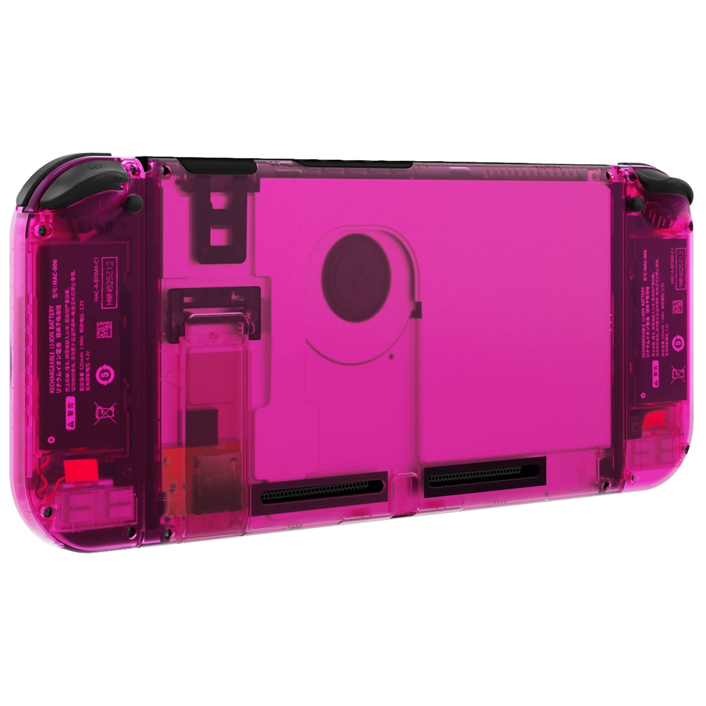 eXtremeRate Replacement Full Set Shells with Buttons for Nintendo Switch - Clear Candy Pink eXtremeRate