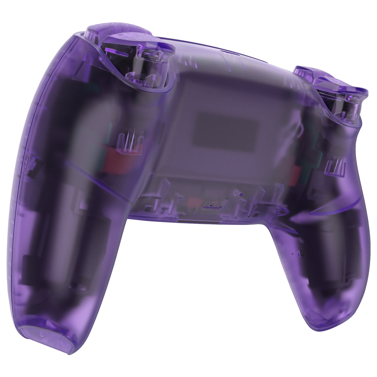 eXtremeRate Replacement Full Shell & Button Set for PS5 Controller BDM-030/040/050 (Clear Black)