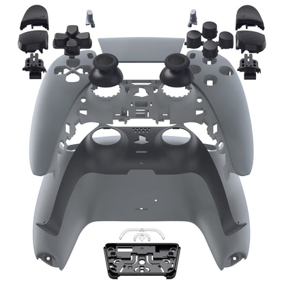 eXtremeRate PS5コントローラーBDM-030/040/050対応交換対応用フルセットシェル＆ボタン【ニューホープグレイ】