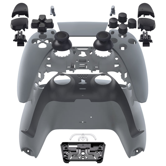 eXtremeRate PS5コントローラーBDM-030/040/050対応交換対応用フルセットシェル＆ボタン【ニューホープグレイ】
