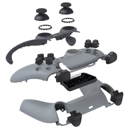 eXtremeRate PS5コントローラーBDM-030/040/050対応交換対応用フルセットシェル＆ボタン【ニューホープグレイ】
