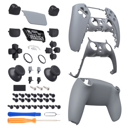 eXtremeRate PS5コントローラーBDM-030/040/050対応交換対応用フルセットシェル＆ボタン【ニューホープグレイ】
