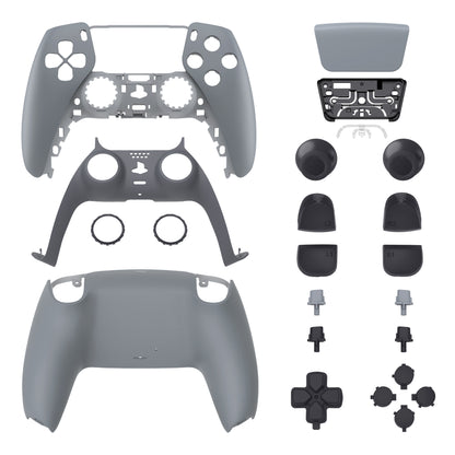 eXtremeRate PS5コントローラーBDM-030/040/050対応交換対応用フルセットシェル＆ボタン【ニューホープグレイ】