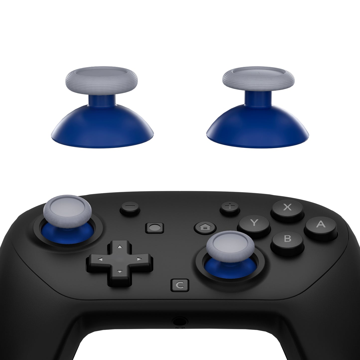 eXtremeRate Nintendo Switch 2 Proコントローラー対応交換用3Dジョイスティック【ブルー&グレー】