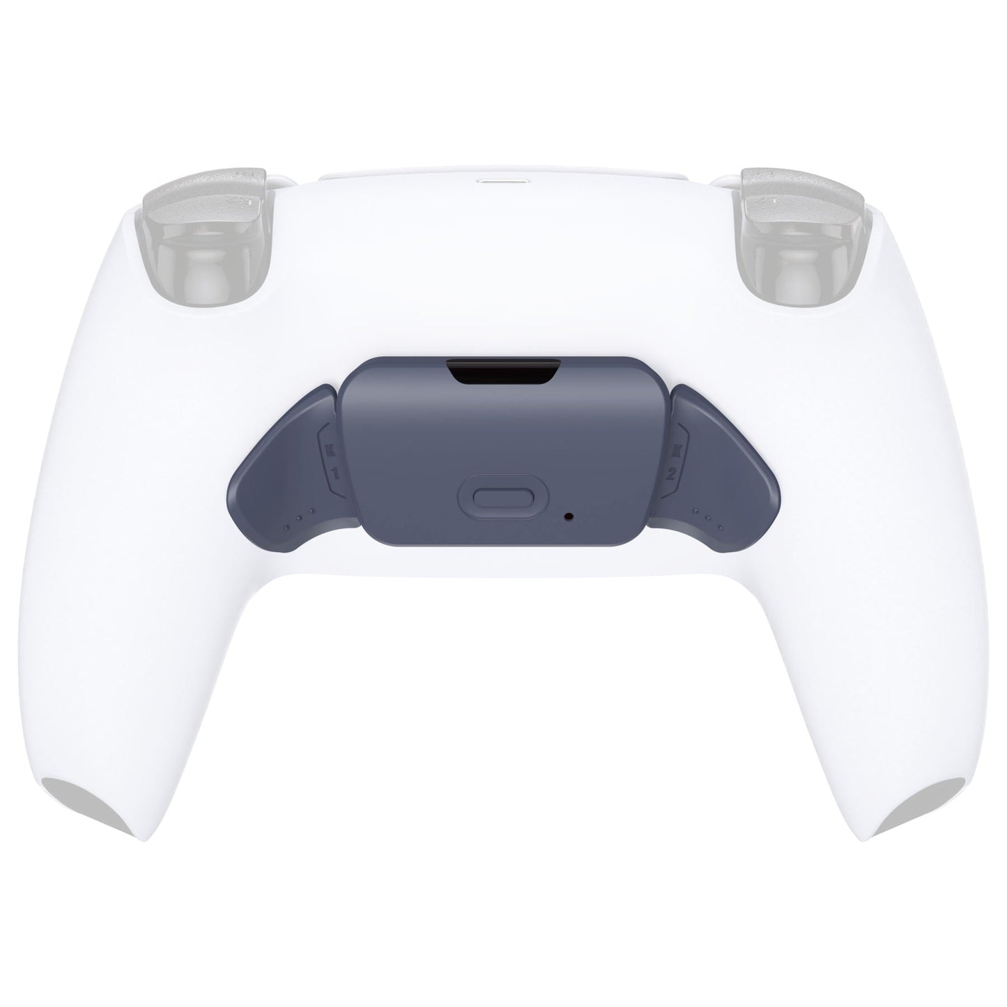 eXtremeRate Replacement Redesigned K1 K2 Back Buttons for eXtremerate RISE Remap Kit, Compatible with PS5 Controller - Sterling Silver eXtremeRate