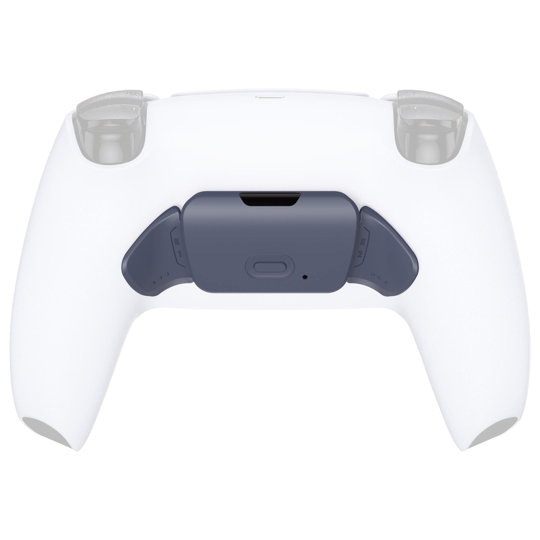 eXtremeRate Replacement Redesigned K1 K2 Back Buttons for eXtremerate RISE Remap Kit, Compatible with PS5 Controller - Sterling Silver eXtremeRate