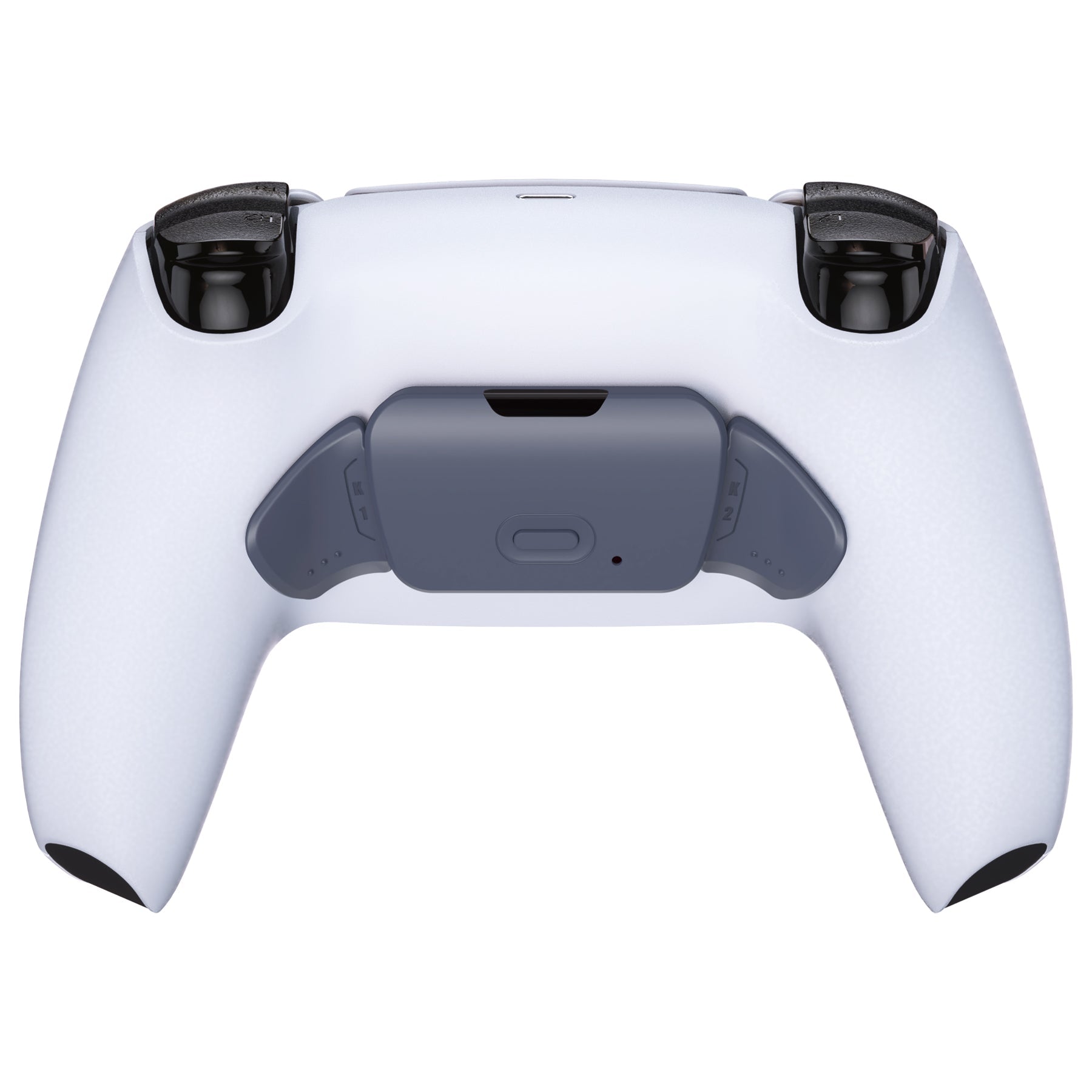 eXtremeRate Replacement Redesigned K1 K2 Back Buttons for eXtremerate RISE Remap Kit, Compatible with PS5 Controller - Sterling Silver eXtremeRate