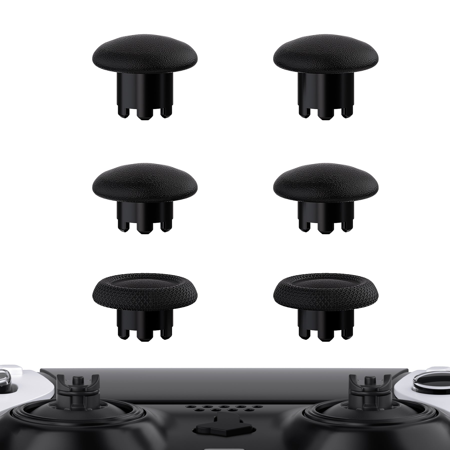 eXtremeRate Replacement Swappable Thumbsticks for PS5 Edge Controller - Black eXtremeRate