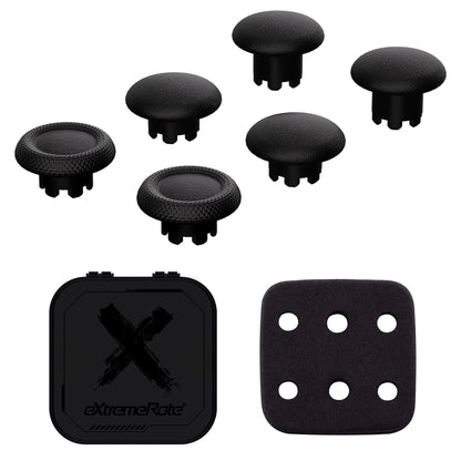 eXtremeRate Replacement Swappable Thumbsticks for PS5 Edge Controller - Black eXtremeRate