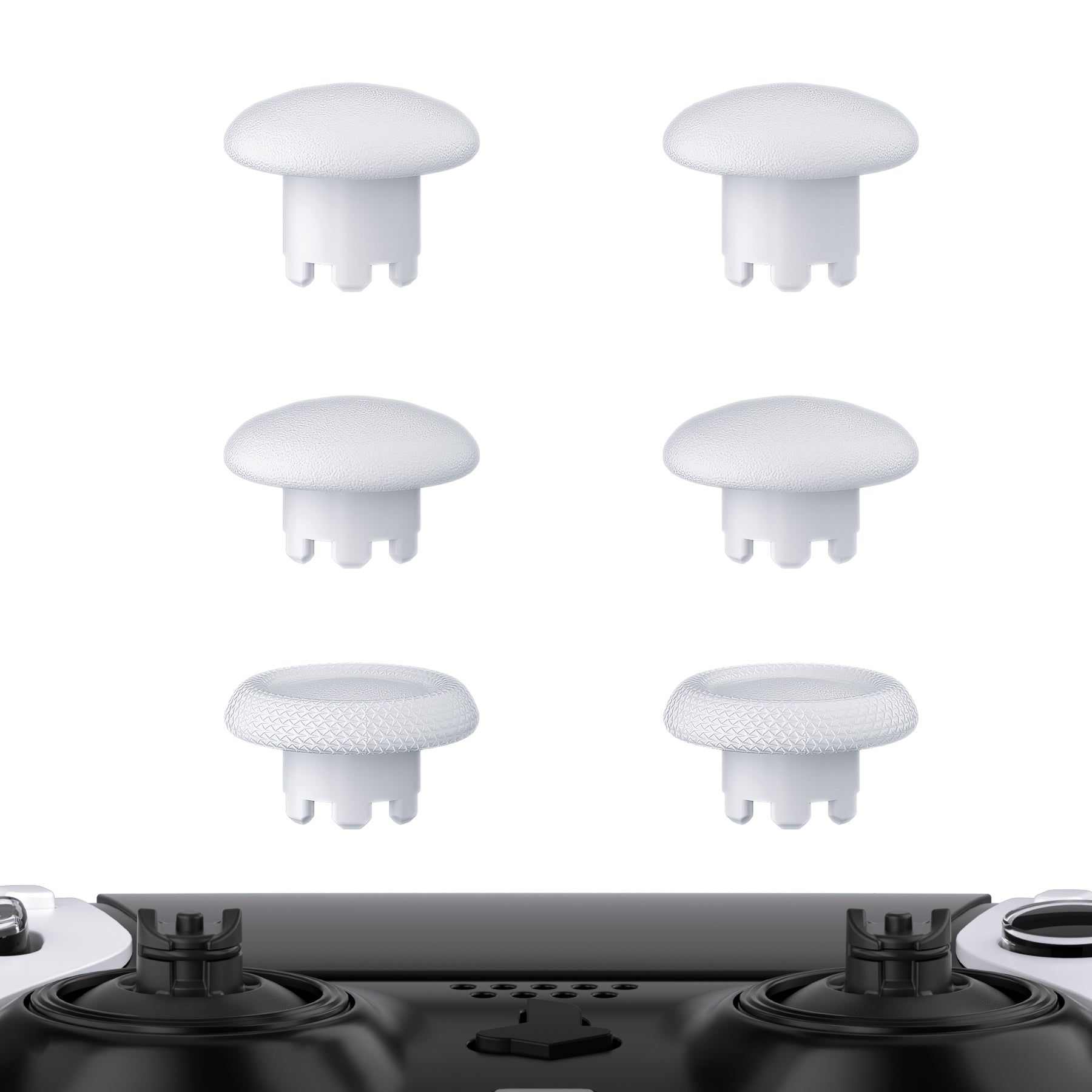 eXtremeRate Replacement Swappable Thumbsticks for PS5 Edge Controller - Robot White eXtremeRate