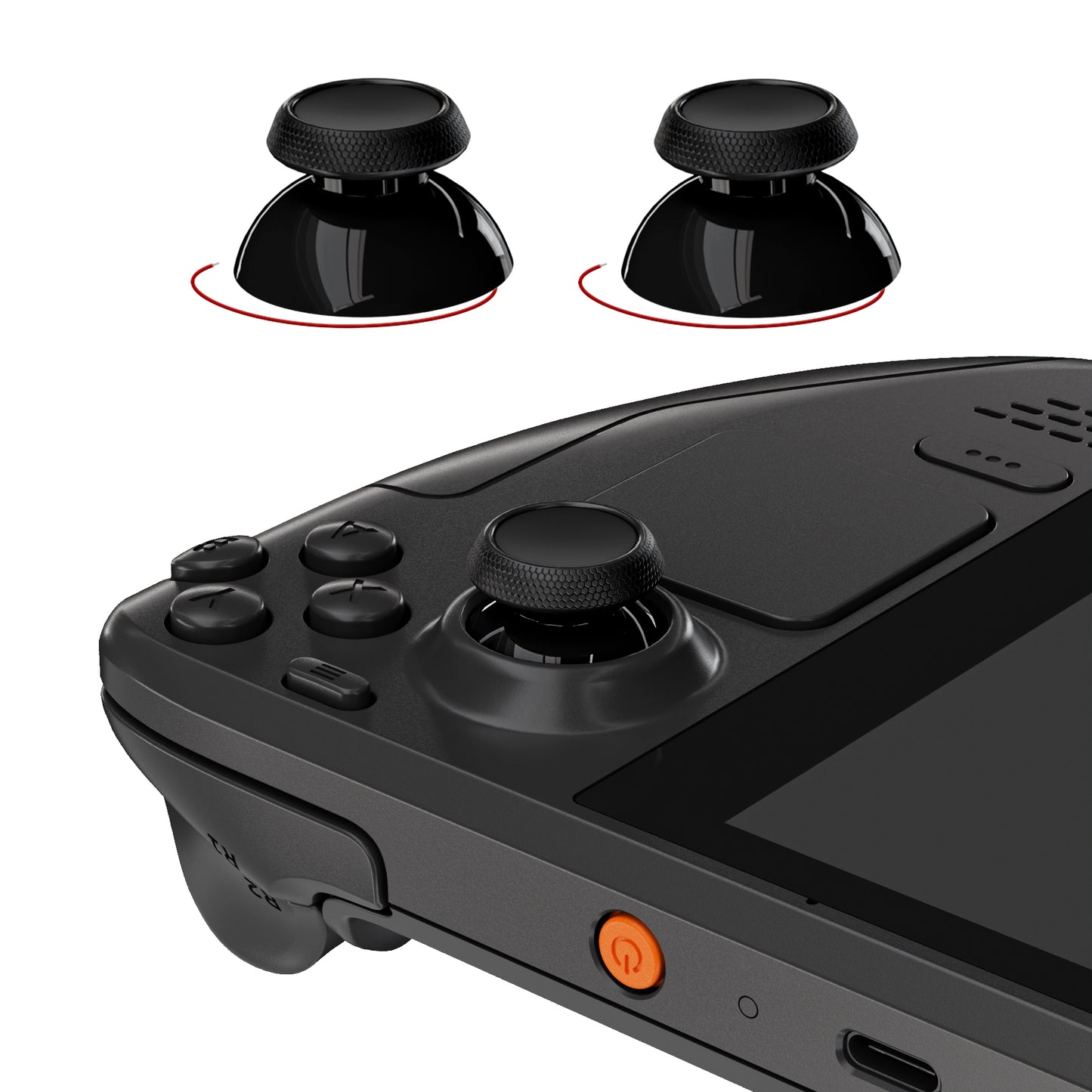 eXtremeRate Replacement Thumbstick for Steam Deck LCD & OLED [Black]