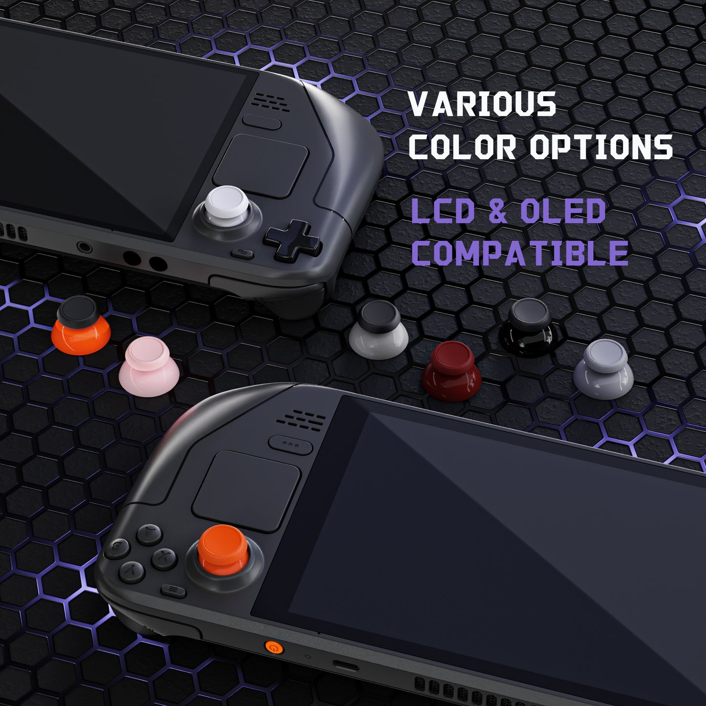 eXtremeRate Replacement Thumbstick for Steam Deck LCD & OLED [Black]